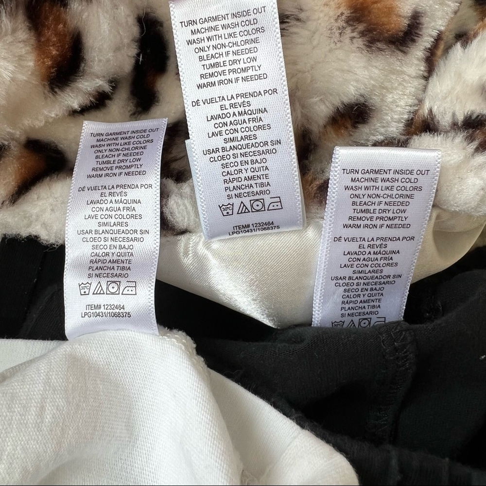 Little Me Faux Fur Leopard Vest 3-pc Outfit | 18 mo | Baby Girls - Picture 13 of 13